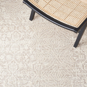 Safavieh Metro 905 Hand Tufted 100% Wool Pile Rug Natural / Ivory 100% Wool Pile MET905A-5