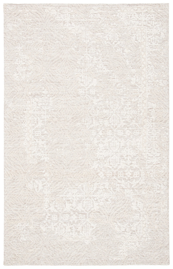 Safavieh Metro 905 Hand Tufted 100% Wool Pile Rug Natural / Ivory 100% Wool Pile MET905A-5