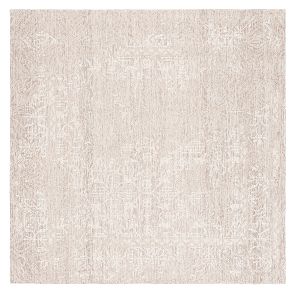 Safavieh Metro 905 Hand Tufted 100% Wool Pile Rug Natural / Ivory 100% Wool Pile MET905A-6SQ