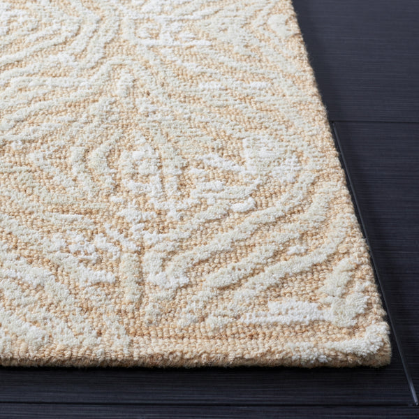 Safavieh Metro 905 Hand Tufted 100% Wool Pile Rug Gold / Ivory 100% Wool Pile MET905D-5