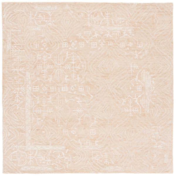 Safavieh Metro 905 Hand Tufted 100% Wool Pile Rug Gold / Ivory 100% Wool Pile MET905D-6SQ