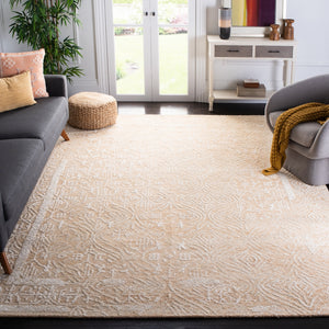 Safavieh Metro 905 Hand Tufted 100% Wool Pile Rug Gold / Ivory 100% Wool Pile MET905D-8