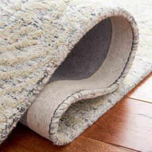 Safavieh Metro 905 Hand Tufted 100% Wool Pile Rug Grey / Ivory 100% Wool Pile MET905F-5