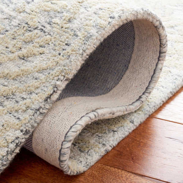 Safavieh Metro 905 Hand Tufted 100% Wool Pile Rug Grey / Ivory 100% Wool Pile MET905F-5