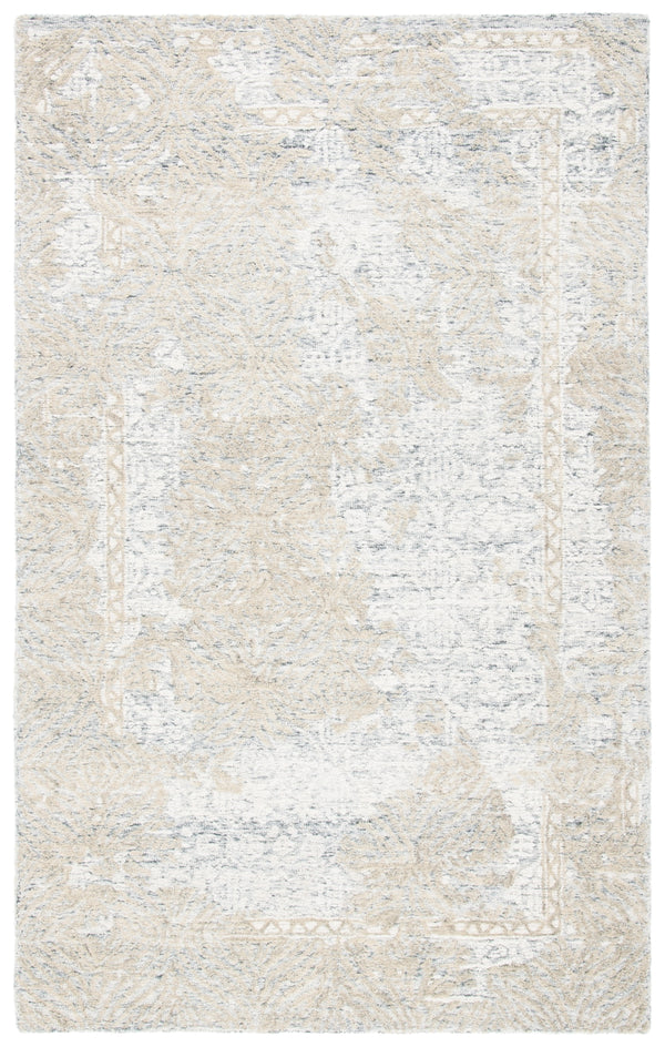 Safavieh Metro 905 Hand Tufted 100% Wool Pile Rug Grey / Ivory 100% Wool Pile MET905F-5