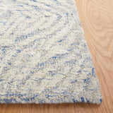 Safavieh Metro 905 Hand Tufted 100% Wool Pile Rug Blue / Ivory 100% Wool Pile MET905M-5
