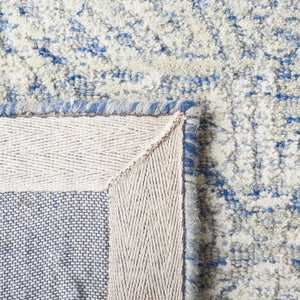 Safavieh Metro 905 Hand Tufted 100% Wool Pile Rug Blue / Ivory 100% Wool Pile MET905M-5