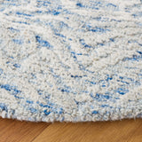 Safavieh Metro 905 Hand Tufted 100% Wool Pile Rug Blue / Ivory 100% Wool Pile MET905M-6R