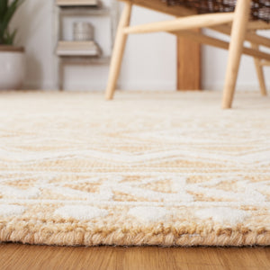 Safavieh Metro 906 Hand Tufted 100% Wool Pile Rug Gold / Ivory 100% Wool Pile MET906D-5