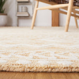 Safavieh Metro 906 Hand Tufted 100% Wool Pile Rug Gold / Ivory 100% Wool Pile MET906D-5