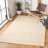 Safavieh Metro 906 Hand Tufted 100% Wool Pile Rug Gold / Ivory 100% Wool Pile MET906D-5