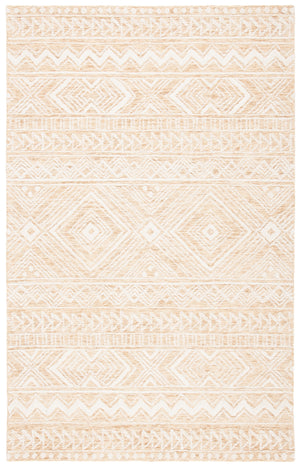 Safavieh Metro 906 Hand Tufted 100% Wool Pile Rug Gold / Ivory 100% Wool Pile MET906D-5