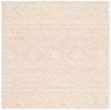 Safavieh Metro 906 Hand Tufted 100% Wool Pile Rug Gold / Ivory 100% Wool Pile MET906D-6SQ