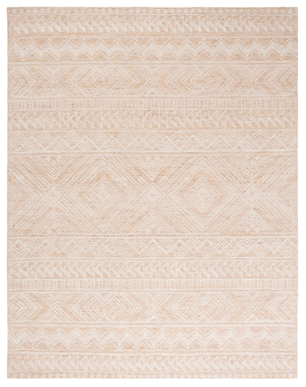 Safavieh Metro 906 Hand Tufted 100% Wool Pile Rug Gold / Ivory 100% Wool Pile MET906D-8