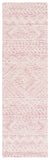 Safavieh Metro 906 Hand Tufted 100% Wool Pile Rug Dark Pink / Ivory 100% Wool Pile MET906U-28