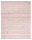 Safavieh Metro 906 Hand Tufted 100% Wool Pile Rug Dark Pink / Ivory 100% Wool Pile MET906U-8