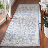 Safavieh Metro 907 Hand Tufted 100% Wool Pile Rug Blue / Ivory 100% Wool Pile MET907M-28