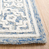 Safavieh Metro 907 Hand Tufted 100% Wool Pile Rug Blue / Ivory 100% Wool Pile MET907M-5