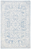 Safavieh Metro 907 Hand Tufted 100% Wool Pile Rug Blue / Ivory 100% Wool Pile MET907M-5