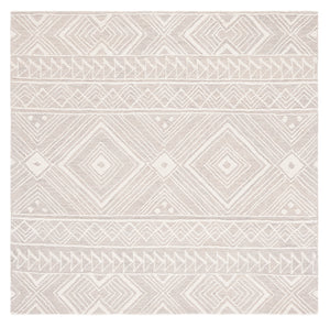 Safavieh Metro 908 Hand Tufted 100% Wool Pile Rug Grey / Ivory 100% Wool Pile MET908G-6SQ