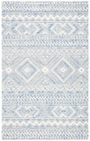 Safavieh Metro 908 Hand Tufted 100% Wool Pile Rug Blue / Ivory 100% Wool Pile MET908M-5