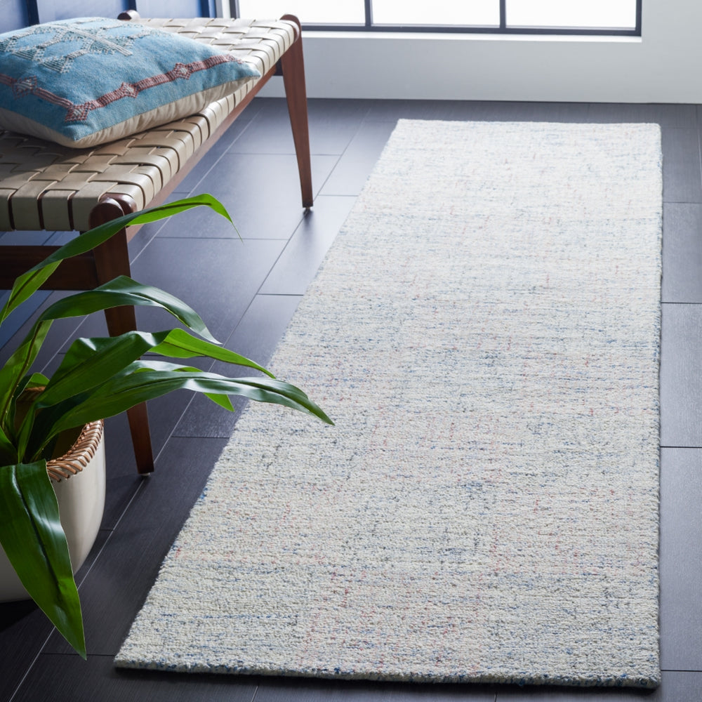 Safavieh Metro 909 Hand Tufted 100% Wool Pile Rug Blue / Ivory 100% Wool Pile MET909M-28