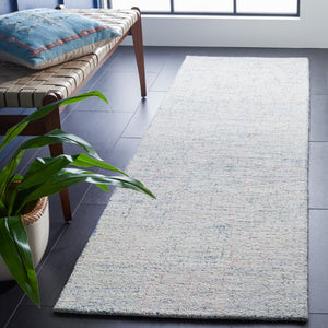 Safavieh Metro 909 Hand Tufted 100% Wool Pile Rug Blue / Ivory 100% Wool Pile MET909M-28