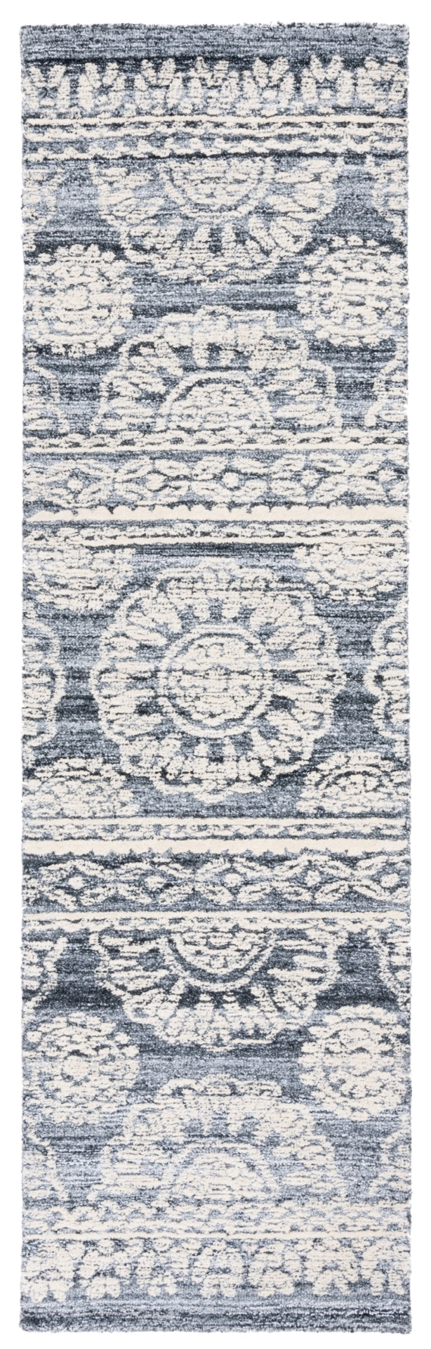 Safavieh Metro 910 Hand Tufted 50% Polyproplyne & 50% Wool Rug Grey / Ivory 50% polyproplyne & 50% Wool MET910F-28