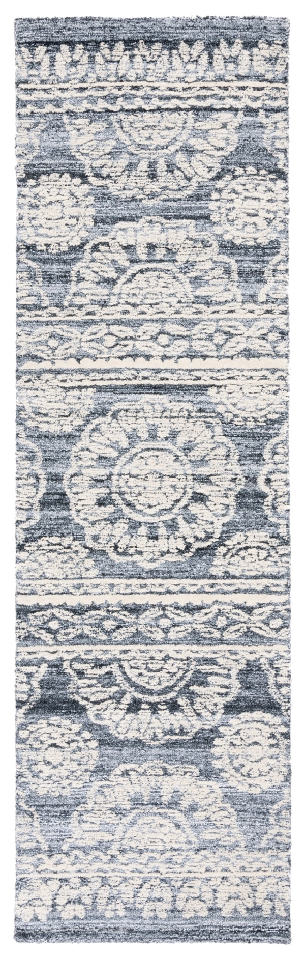 Safavieh Metro 910 Hand Tufted 50% Polyproplyne & 50% Wool Rug Grey / Ivory 50% polyproplyne & 50% Wool MET910F-28