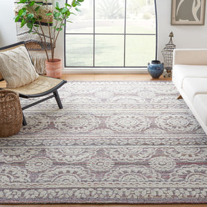 Safavieh Metro 910 Hand Tufted 50% Polyproplyne & 50% Wool Rug Red / Ivory 50% polyproplyne & 50% Wool MET910Q-8