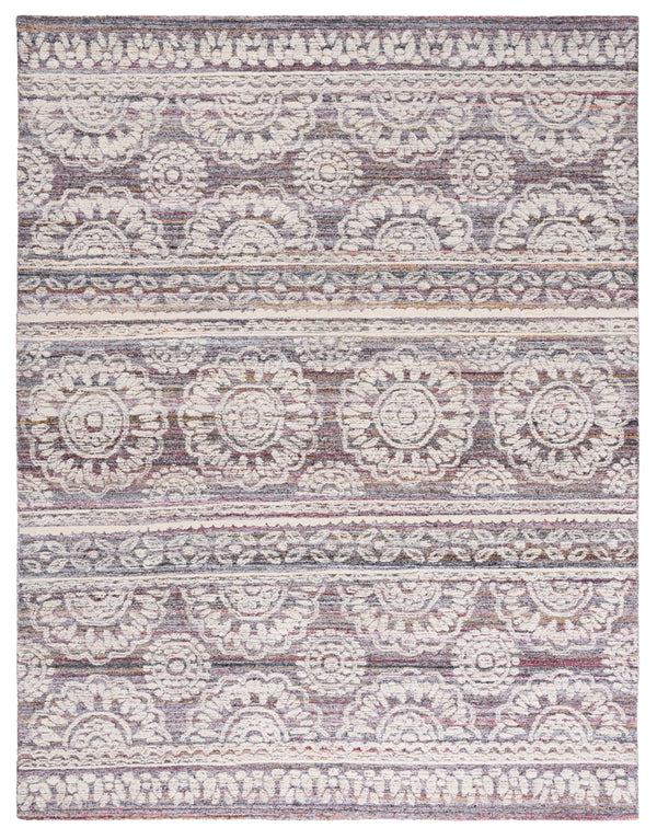 Safavieh Metro 910 Hand Tufted 50% Polyproplyne & 50% Wool Rug Red / Ivory 50% polyproplyne & 50% Wool MET910Q-8