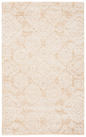 Safavieh Metro 987 Hand Tufted 100% Fine Indian Wool Pile Rug Gold / Ivory 100% Fine Indian Wool Pile MET987D-3