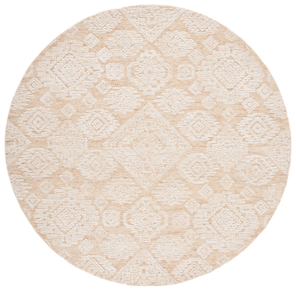 Safavieh Metro 987 Hand Tufted 100% Fine Indian Wool Pile Rug Gold / Ivory 100% Fine Indian Wool Pile MET987D-6R