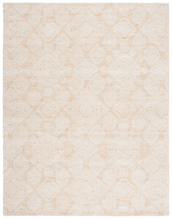 Safavieh Metro 987 Hand Tufted 100% Fine Indian Wool Pile Rug Gold / Ivory 100% Fine Indian Wool Pile MET987D-8
