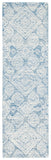 Safavieh Metro 987 Hand Tufted 100% Fine Indian Wool Pile Rug Blue / Ivory 100% Fine Indian Wool Pile MET987M-28
