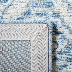 Safavieh Metro 987 Hand Tufted 100% Fine Indian Wool Pile Rug Blue / Ivory 100% Fine Indian Wool Pile MET987M-4