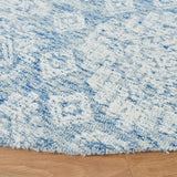 Safavieh Metro 987 Hand Tufted 100% Fine Indian Wool Pile Rug Blue / Ivory 100% Fine Indian Wool Pile MET987M-6R