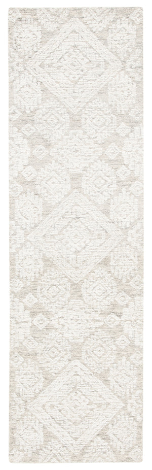 Safavieh Metro 987 Hand Tufted 100% Fine Indian Wool Pile Rug Light Brown / Ivory 100% Fine Indian Wool Pile MET987T-28