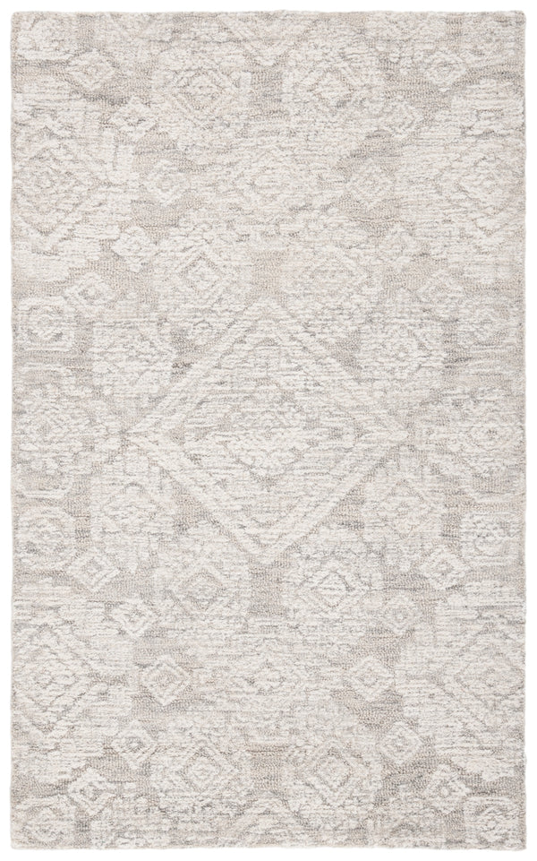 Safavieh Metro 987 Hand Tufted 100% Fine Indian Wool Pile Rug Light Brown / Ivory 100% Fine Indian Wool Pile MET987T-3