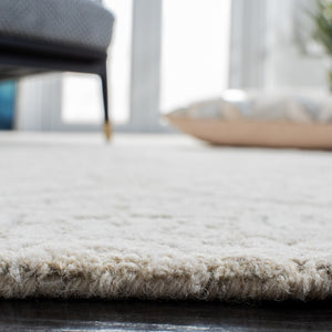 Safavieh Metro 987 Hand Tufted 100% Fine Indian Wool Pile Rug Light Brown / Ivory 100% Fine Indian Wool Pile MET987T-5