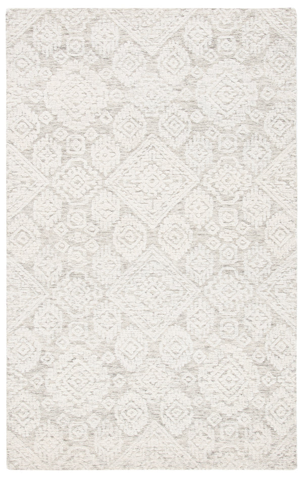 Safavieh Metro 987 Hand Tufted 100% Fine Indian Wool Pile Rug Light Brown / Ivory 100% Fine Indian Wool Pile MET987T-5