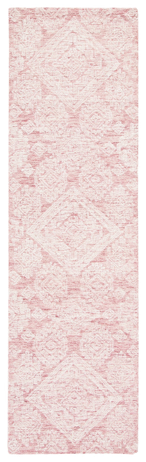 Safavieh Metro 987 Hand Tufted 100% Fine Indian Wool Pile Rug Dark Pink / Ivory 100% Fine Indian Wool Pile MET987U-28