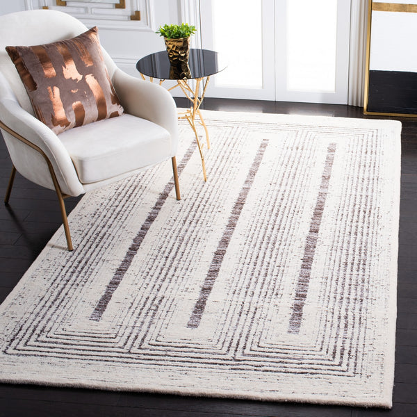Metro Hand Tufted Pet Yarn and Wool Rug with Luxurious Texture for Elegant Home Decor Style
