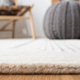 Safavieh Metro 991 Hand Tufted 60% Pet Yarn, 40% Wool Rug Dark Grey / Ivory 60% Pet yarn, 40% Wool MET991H-5