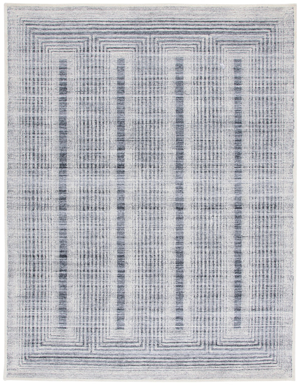 Safavieh Metro 991 Hand Tufted 60% Pet Yarn, 40% Wool Rug Dark Grey / Ivory 60% Pet yarn, 40% Wool MET991H-8