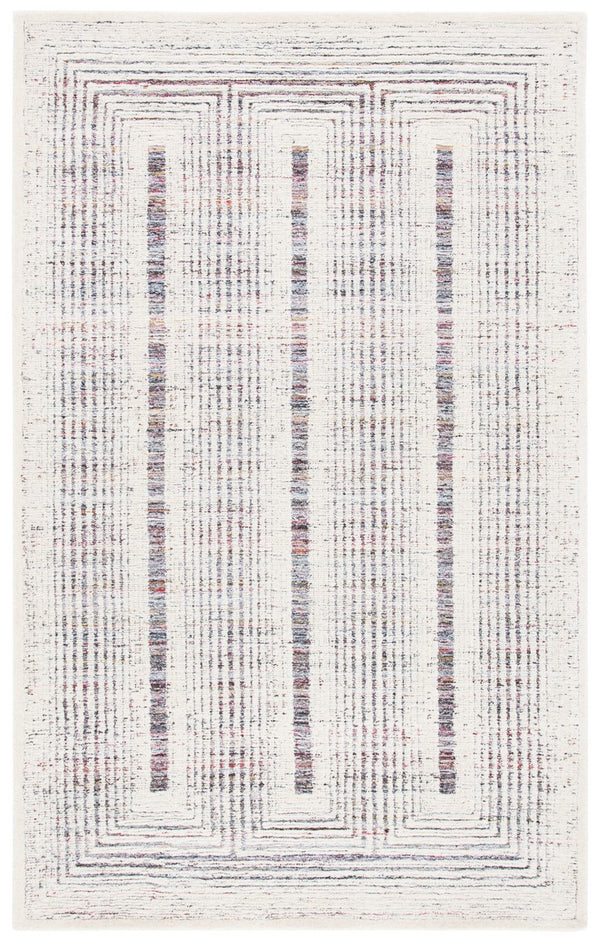 Safavieh Metro 991 Hand Tufted 60% Pet Yarn, 40% Wool Rug Red / Ivory 60% Pet yarn, 40% Wool MET991Q-6