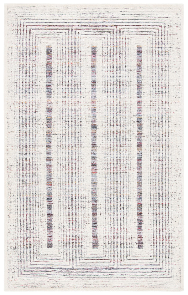 Safavieh Metro 991 Hand Tufted 60% Pet Yarn, 40% Wool Rug Red / Ivory 60% Pet yarn, 40% Wool MET991Q-5