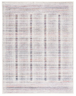 Safavieh Metro 991 Hand Tufted 60% Pet Yarn, 40% Wool Rug Red / Ivory 60% Pet yarn, 40% Wool MET991Q-8