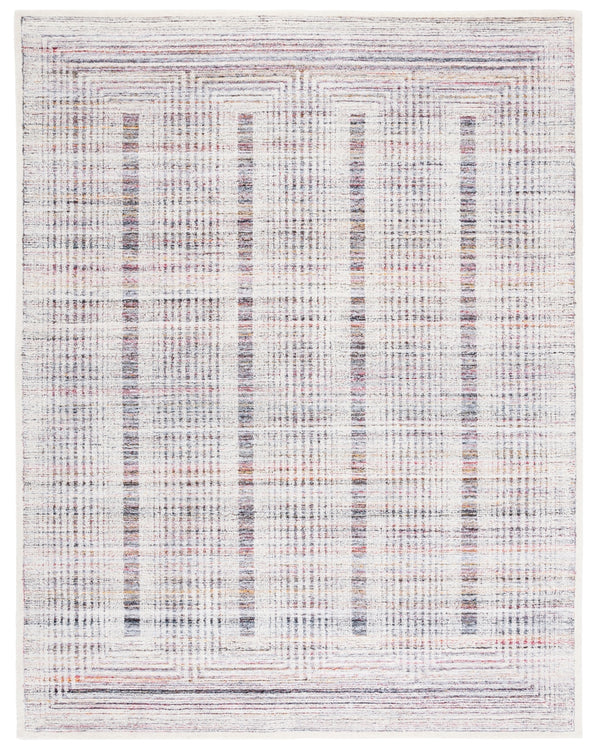 Safavieh Metro 991 Hand Tufted 60% Pet Yarn, 40% Wool Rug Red / Ivory 60% Pet yarn, 40% Wool MET991Q-8