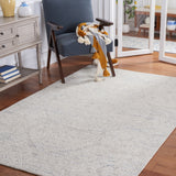 Safavieh Metro 993 Hand Tufted 100% Fine Indian Wool Pile Rug Light Blue / Ivory 100% Fine Indian Wool Pile MET993L-5